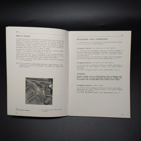 Libretto uso e manutenzione trattori Same Jaguar 96, '79. Copertina sbiadita