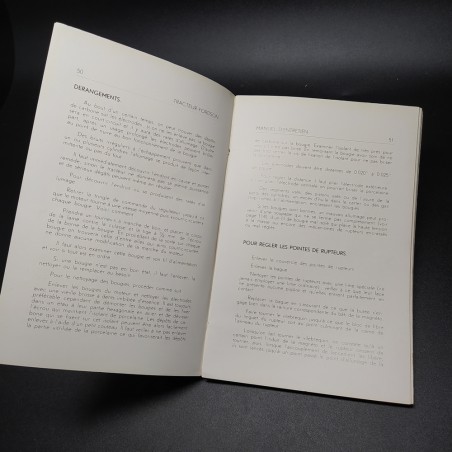 Manuale - Manuel d'entretien trattore Ford, 1936 in francese. Buone condizioni