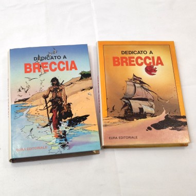 Coppia fumetti Dedicato a Breccia Vol 1 1986 e II 1987 Eura Editoriale