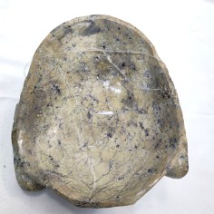 Riproduzione maschera messicana in marmo verde 22x28 cm 2