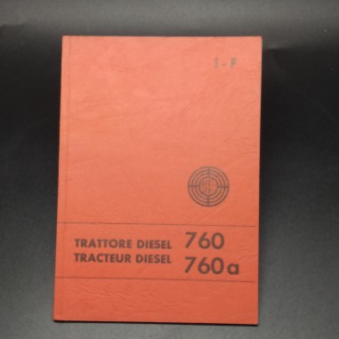 Libretto Descrizione uso e manutenzione trattore Steyr 760 - 760DT, 1971. Buono