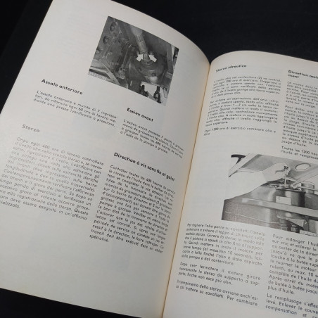 Libretto Descrizione uso e manutenzione trattore Steyr 760 - 760DT, 1971. Buono