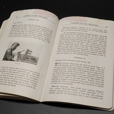 Manuale della saldatrice - Instruction Manual Lincoln Welder, 1929. Buono
