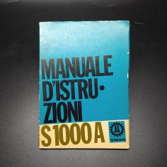 Manaule d'istruzioni vetture Volvo S1000A, 1964. Piccole sbucciature