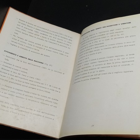 Manuale Istruzioni e nomenclatura parti di ricambio per rulli vibranti Pieralisi