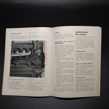Istruzioni per l'uso e la manutenzione trattori Same Drago 120, 1976. Buono