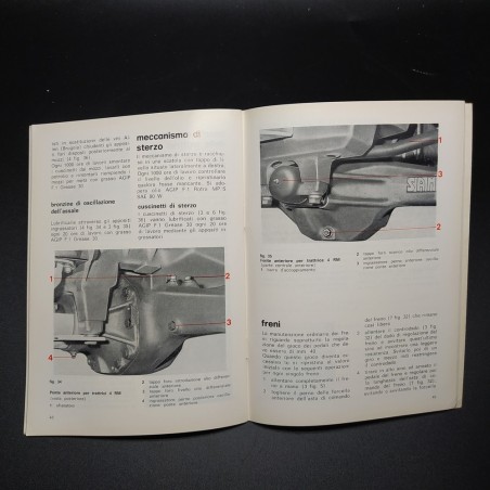 Istruzioni per l'uso e la manutenzione trattori Same Aurora 45, 1978. Buono