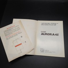 Trattori Same Istruzioni per l'uso e la manutenzione Aurora 45, 1973. Buono 2