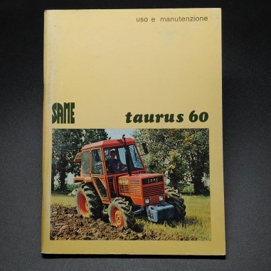 Trattori Same Istruzioni per l'uso e la manutenzione Taurus 60, 1978. Buono