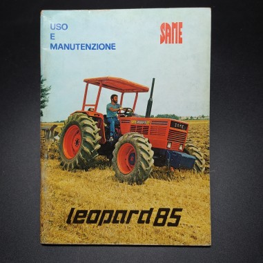 Istruzioni per l'uso e la manutenzione trattori Same Leopard 85, 1977. Buono