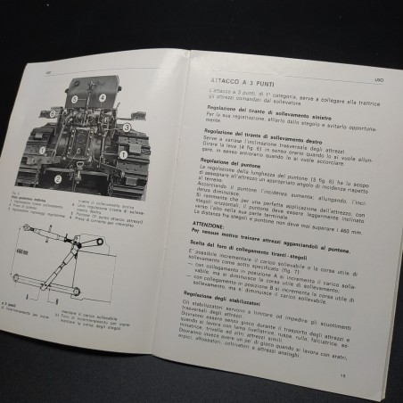 Istruzioni per l'uso e la manutenzione trattori Same Falcon C, 1977. Buono