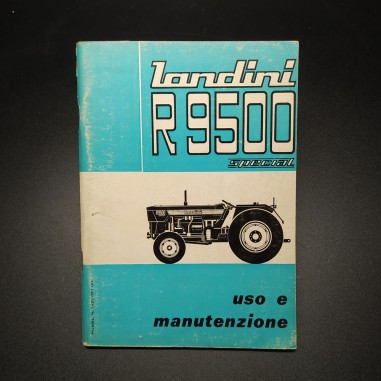 Libretto uso e manutenzione trattrici Landini R 9500 Special, 1973. Buono