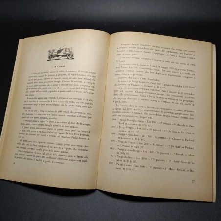 Libro Un po' di storia dell'automobile, C. Biscaglietti di Ruffia, 1960. Aloni