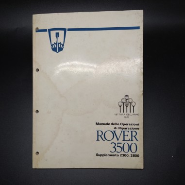 Manuale delle operazioni di riparazione auto Rover 3500, Supplemento 2300, 2600