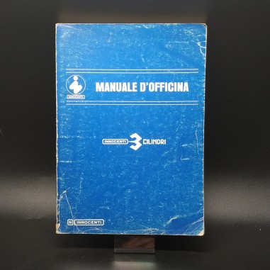 Manuale d'officina Innocenti 3 cilindri, 1983. Copertina con pieghe e sbiaditure