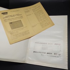 Manuale uso e manutenzione trattori Fiat ADBD10, 1970. Graffi e polvere 2