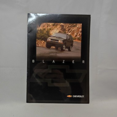 Brochure Chevrolet Blazer con tavola colori last minute