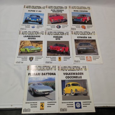 Lotto di 8 numeri rivista Auto Collection dal 15 al 47