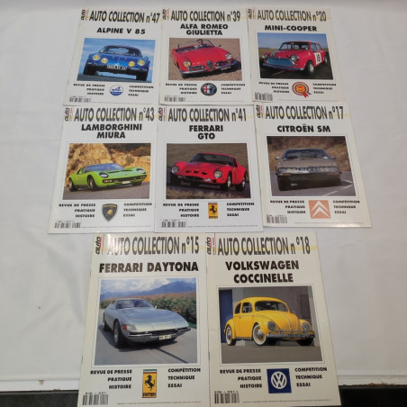 Lotto di 8 numeri rivista Auto Collection dal 15 al 47