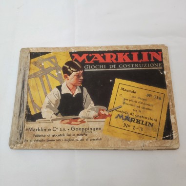 Catalogo Marklin giochi di costruzione manuale n° 71a 400 modelli