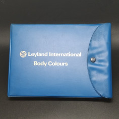 Catalogo carrozzeria Aston Morris Triumph Leyland International Trim Colours