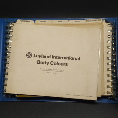 Catalogo carrozzeria Aston Morris Triumph Leyland International Trim Colours 2