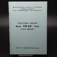 Manuale uso e manutenzione Trattore medio TM69-6x6 "Fiat 6605N". Buono