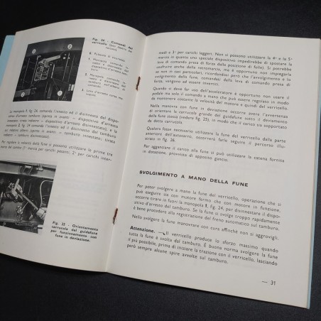 Manuale uso e manutenzione Autocarro Mod. CP70 - 4x4 "Fiat 6602 CM". Buono