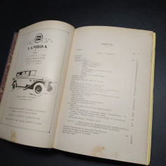 Annuario dell'automobilismo 1928-29, RACI. Copertina plastificata, ingiallimenti 2