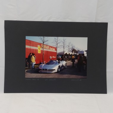 Fotografia BMW al Motor Show del 1993, dimensioni 30x20 cm. Buone condizioni