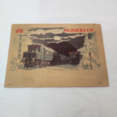 Catalogo Marklin trenini elettrici 1937 buono