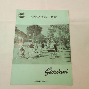 Listino prezzi giocattoli Giordani 1967