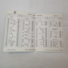 Listino prezzi giocattoli Giordani 1967 2