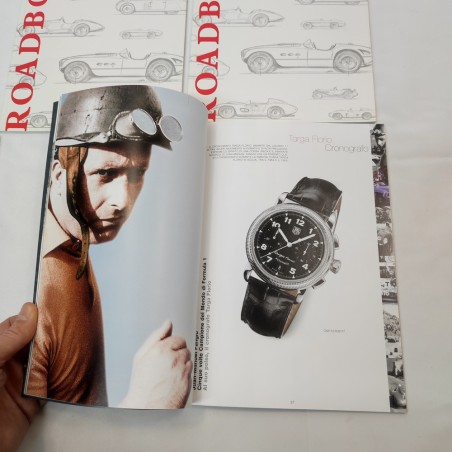 Lotto di 5 cataloghi orologi: Chopard Road Book, Tudor, Rolex e Tag Heuer