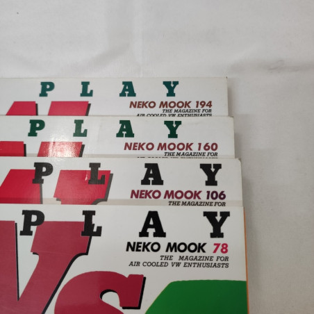 Lotto di 4 riviste VWS Let's Play n° 7, 8, 10 e 11 testo giapponese