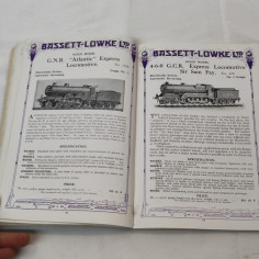 Scale models Bassett-Lowke ltd Section A novembre 1924 buona conservazione 2