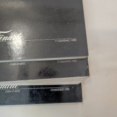 3 cataloghi Aste Finarte Automobili da collezione 1988 1989 e 1990 2