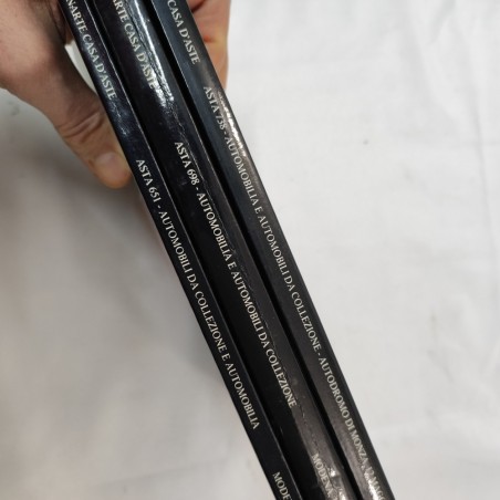 3 cataloghi Aste Finarte Automobili da collezione 1988 1989 e 1990
