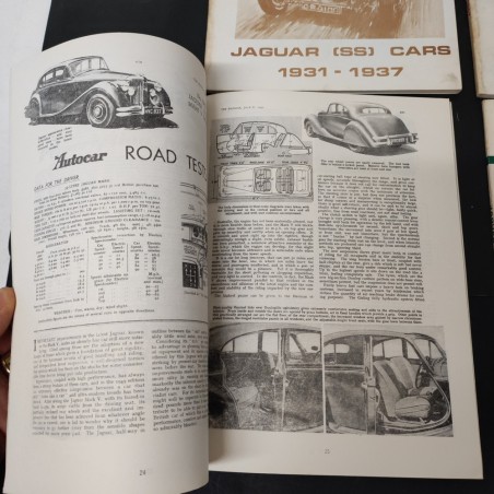 Lotto di 4 numeri Jaguar Cars 1931-1955 Brooklands Books