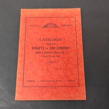 CEIRANO Catalogo della parti di ricambio per carro mod. 22 c