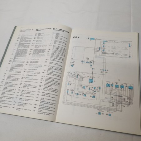 FERRARI Circuiti Elettrici Wiring Diagrams 328 GTB e GTS anno 1986 1987