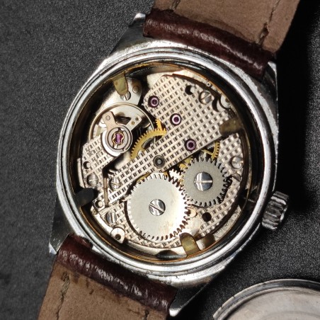 Orologio polso Montblanc cassa acciaio vistosi segni di invecchiamento
