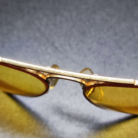 Occhiali Ray-Ban lente a goccia gialla per uso automobilistico usati