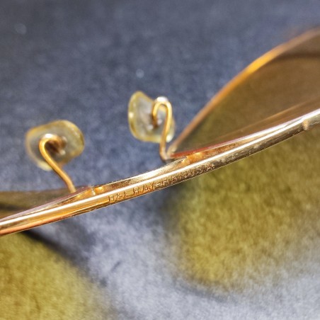 Occhiali Ray-Ban lente a goccia gialla per uso automobilistico usati