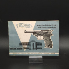 Manuale istruzioni Auto Pistol Model P38 Col. 9 mm Parabellum Walther