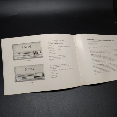 Manuale istruzioni Auto Pistol Model P38 Col. 9 mm Parabellum Walther