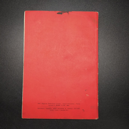 Libretto Uso e manutenzione Fiat 1400 3° edizione stampato 03449 - X 1950 - 8000
