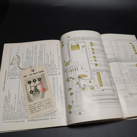 Libretto Uso e manutenzione Fiat 124 sport coupè 4° ed. 1968