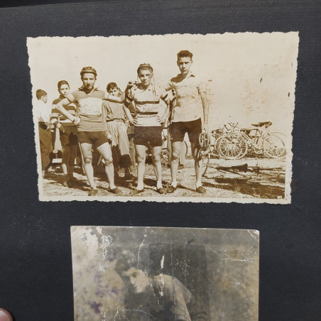 Lotot di 3 foto ciclista Santo Ziliani - Bassa qualità