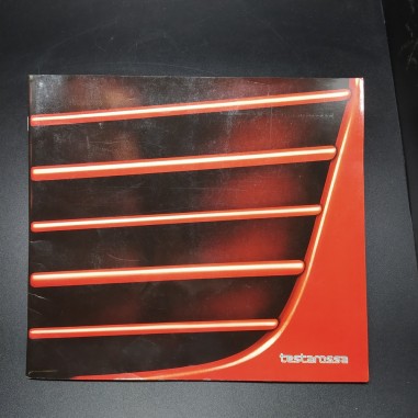 Borchure Ferrari Testarossa stampatp 328/84 - 17M/9/85 piccole ondulazioni